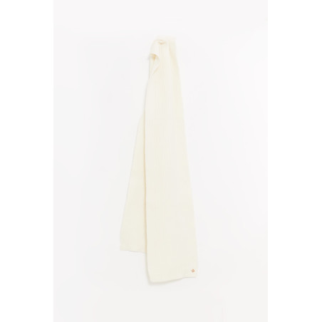 CASABLANCA WHITE HALF CARDIGAN SCARF