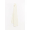 CASABLANCA WHITE HALF CARDIGAN SCARF