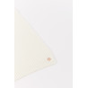 CASABLANCA WHITE HALF CARDIGAN SCARF