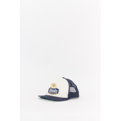 RHUDE NAVY SPECIAL BLEND TRUCKER HAT