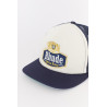 RHUDE NAVY SPECIAL BLEND TRUCKER HAT