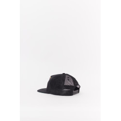 RHUDE BLACK LIVE RHUDES TRUCKER HAT