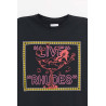 RHUDE VINTAGE BLACK LIVE RHUDES T SHIRT