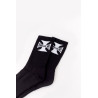 RHUDE BLACK RHUDE BOYS LOGO SOCKS