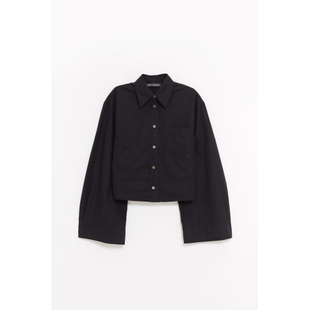 OUR LEGACY DYED BLACK BALLOON SHIRT