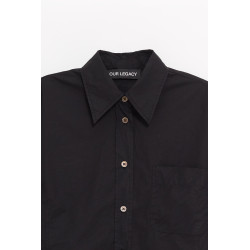 OUR LEGACY DYED BLACK BALLOON SHIRT