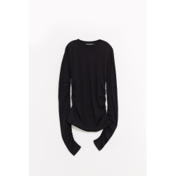 OUR LEGACY INTELLECTUAL BLACK STRAIN SLIM LONGSLEEVE T SHIRT