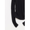 OUR LEGACY INTELLECTUAL BLACK STRAIN SLIM LONGSLEEVE T SHIRT