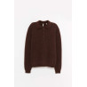 SUNFLOWER BROWN MOHAIR POLO