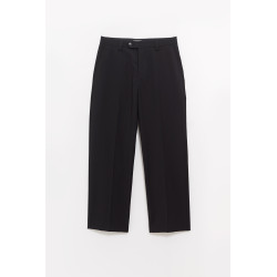 MFPEN BLACK WOOL STUDY TROUSER