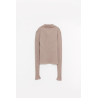 MFPEN OATMEAL OPEN PLACKET POLO