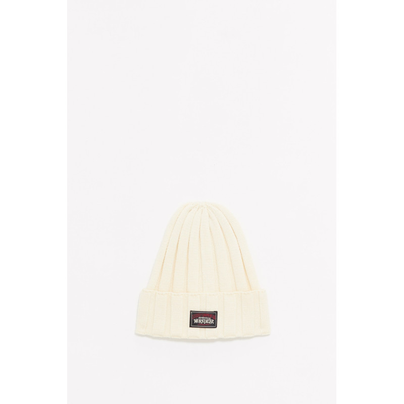 STUSSY IVORY WORKWEAR CUFF BEANIE