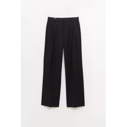 CASABLANCA BLACK PLEAT TROUSER