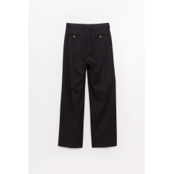 CASABLANCA BLACK PLEAT TROUSER