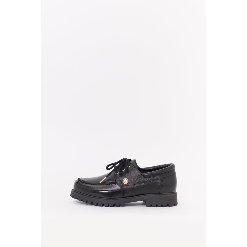 CASABLANCA BLACK HIDEKI BOAT SHOES