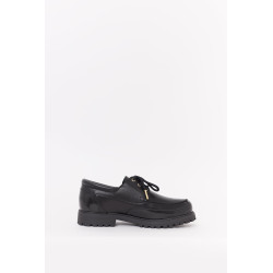 CASABLANCA BLACK HIDEKI BOAT SHOES