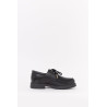 CASABLANCA BLACK HIDEKI BOAT SHOES