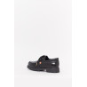 CASABLANCA BLACK HIDEKI BOAT SHOES