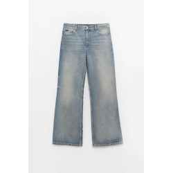COURREGES VINTAGE MEDIUM BLUE HAMMER BAGGY JEANS