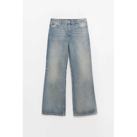 COURREGES VINTAGE MEDIUM BLUE HAMMER BAGGY JEANS