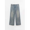 COURREGES VINTAGE MEDIUM BLUE W HAMMER BAGGY JEANS