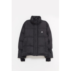 COURREGES BLACK PUFFER JACKET