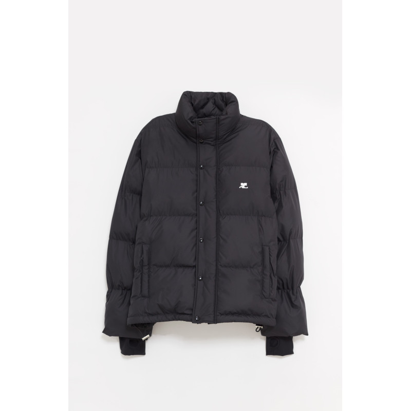 COURREGES BLACK PUFFER JACKET