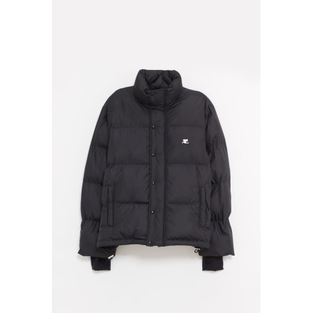 COURREGES BLACK PUFFER JACKET
