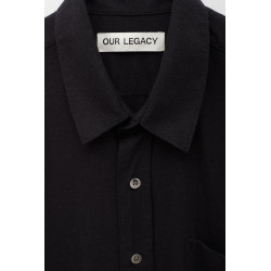 OUR LEGACY BLACK SILK CLASSIC SHIRT
