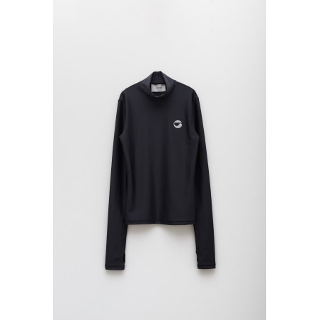 COPERNI BLACK TIGHT HIGH NECK TOP