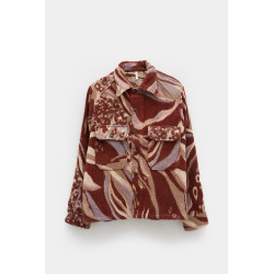 SUNFLOWER BROWN ANIMAL CPO SHIRT