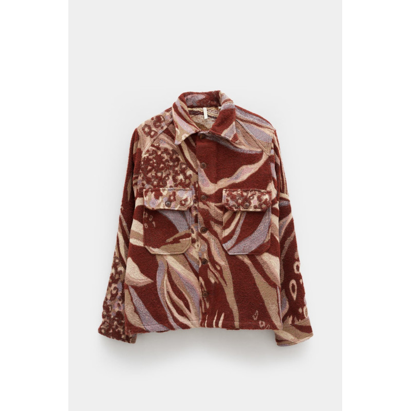SUNFLOWER BROWN ANIMAL CPO SHIRT