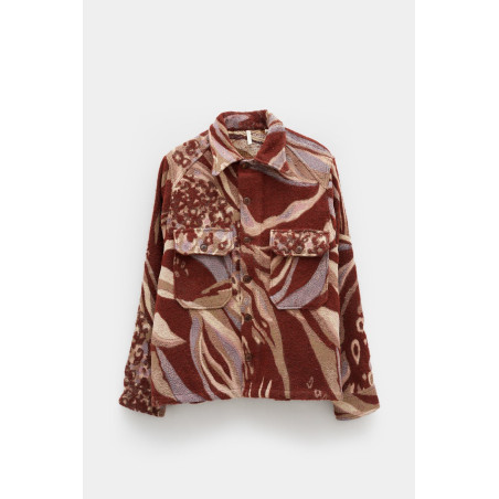 SUNFLOWER BROWN ANIMAL CPO SHIRT