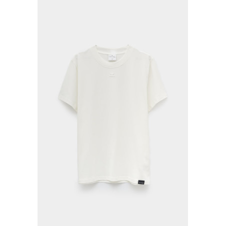 COURREGES HERITAGE WHITE AC STRAIGHT T SHIRT