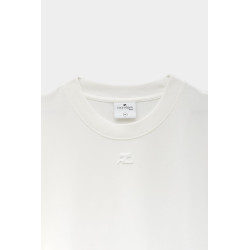 COURREGES HERITAGE WHITE AC STRAIGHT T SHIRT
