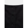 LANVIN BLACK SHORT TAILORED SKIRT