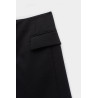 LANVIN BLACK SHORT TAILORED SKIRT
