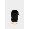 RHUDE BLACK RHECESS SUEDE HIGH SNEAKERS