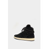 RHUDE BLACK RHECESS SUEDE HIGH SNEAKERS