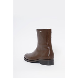 OUR LEGACY OLIVE LEATHER CAMION BOOTS