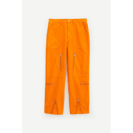 STUSSY ORANGE FLIGHT RIPSTOPPIG DYED PANT