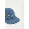 LANVIN BLUE DENIM BASEBALL CAP