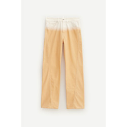 LANVIN VANILLA TWISTE EFFET DEGRADE DENIM TROUSER