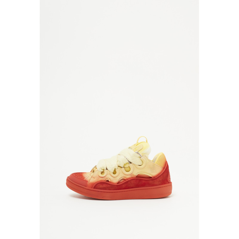 LANVIN VENUS DUNE RADIENT SPRAY EFFECT CURB SNEAKERS