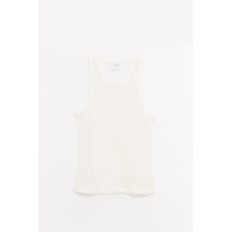 COURREGES SAND AC FISHNET TANK TOP