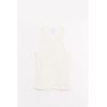 COURREGES SAND AC FISHNET TANK TOP