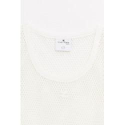 COURREGES SAND AC FISHNET TANK TOP