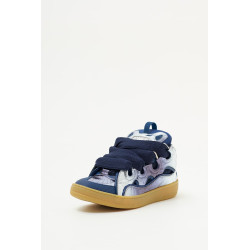 LANVIN CORNFLOWER CURB SNEAKERS