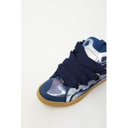 LANVIN CORNFLOWER CURB SNEAKERS