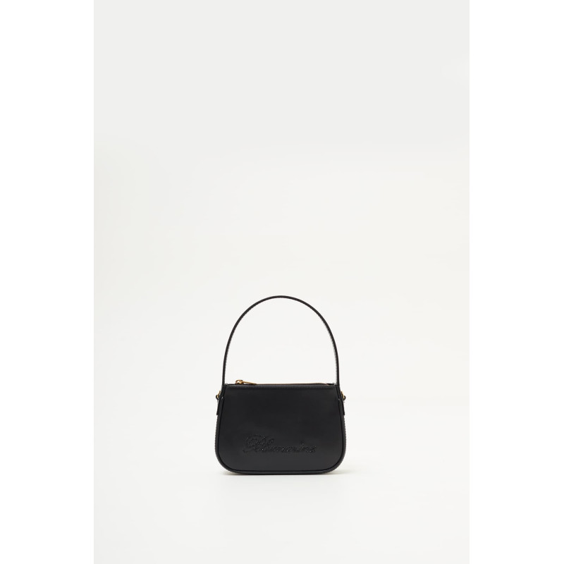 BLUMARINE BLACK NAPPA LEATHER BAG